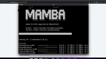 how to create a new mamba/conda environment mac terminal