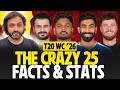 THE CRAZY 25 Stats &amp; Facts of T20 World Cup 2026