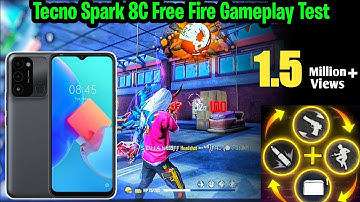 Tecno Spark 8C Full Free Fire Gameplay Review Full Test