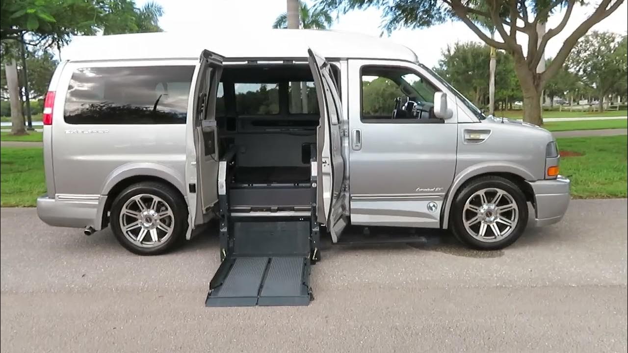 2018 GMC Savana Explorer High Top Handicap Wheelchair Conversion Van