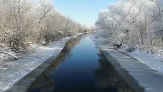 Невероятно красивая зима в Астраханском заповеднике