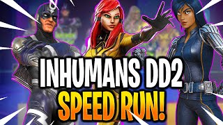 *NEW* INHUMANS DD2 SPEED RUN! - MARVEL Strike Force - MSF