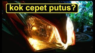 LED upgrade lampu depan new Vario || Chudax biker shop