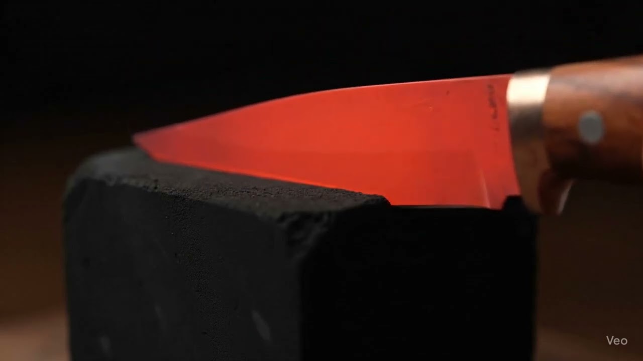 ASMR | The Sound of a Sizzling Hot Knife (AI)