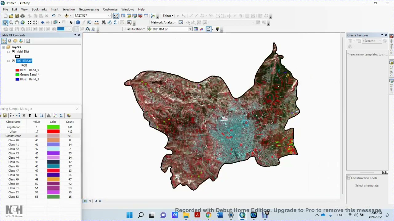 تصنيف مراقب لمرئية لاندسات