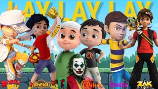 🎤 Lagu Joker Lay Lay Lay | Versi BoBoiboy, Shiva Antv, Nussa, Rudra, Riko The Series, Zak Strom