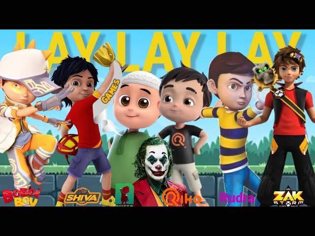 🎤 Lagu Joker Lay Lay Lay | Versi BoBoiboy, Shiva Antv, Nussa, Rudra, Riko The Series, Zak Strom class=