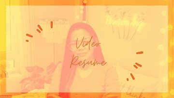 Video Resume
