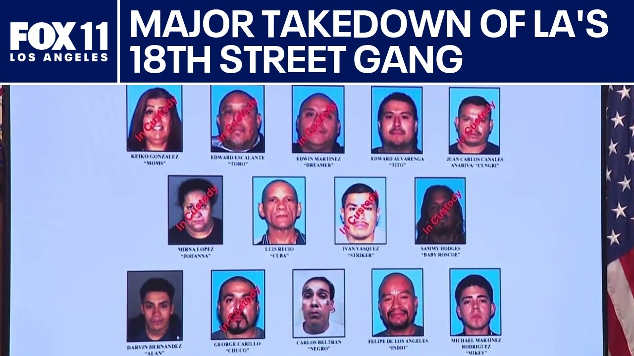 Criminal charges announced against LA street gang members