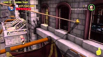 Lego Pirates of the Caribbean: Level 16 London Town - FREE PLAY (Minikits and Compass Items) - HTG