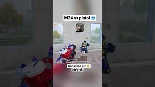 M24 vs pistol ??#shorts #pubgshorts #pubgmobile #bgmi