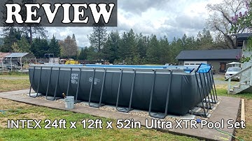 Intex 24ft x 12ft x 52in Ultra XTR Rectangular Pool - Review 2023
