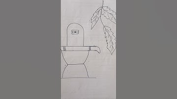 Quick and easy simple mahadev shivling drawing easy step by step drawing #drawing #youtube #art