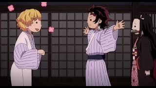 Tanjirou Nezuko x Zenitsu Inosuke funny moment Episode15