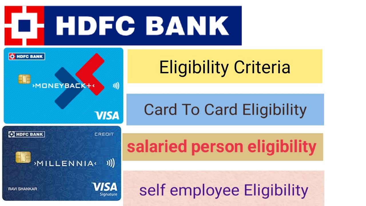 Hdfc Credit Card Salary Eligibility Criteria