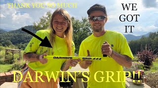 THIS VIDEO brought to you by DARWIN'S GRIP*UNBOXING, INSTALLING, TESTING and REVIEW#weedeater#grass