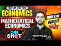 UGC NET Economics | UGC NET Economics Unit 9 Mathematical Economics | UGC NET One Shot #ugcnetjrf