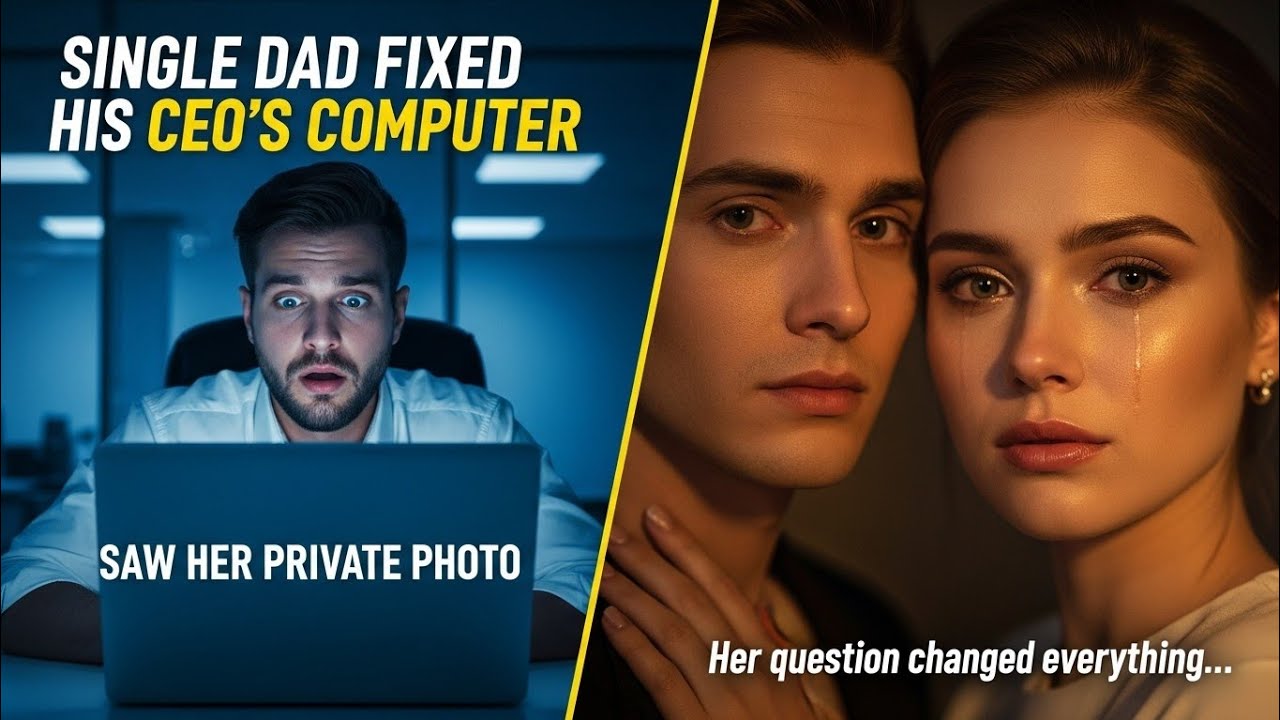 Single Dad Fixed His CEO's Computer - Saw Her Nude Photo. She Asked, "Do You Think I'm Pretty?"