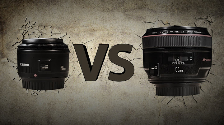 50mm Showdown! Canon L Series f1.2 VS Standard f1.8