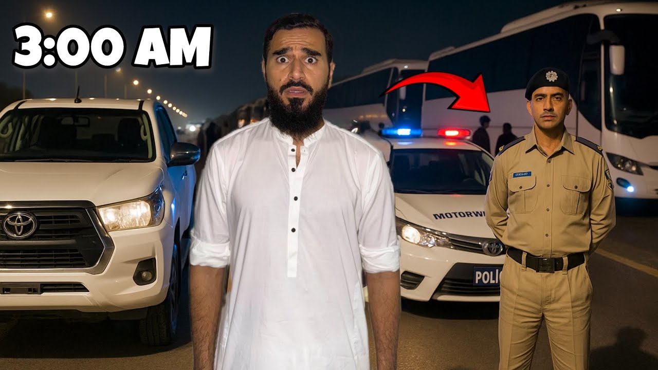 Aadhi raat ko motorway per sab ko rok dia🚨 Halat kharab hogai sab ki