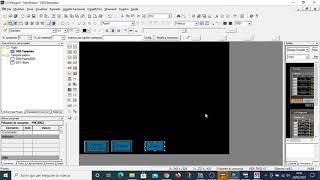 CX Designer (L10) - Omron HMI Template Pulsante Cambio Pagina