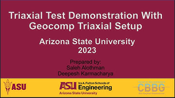 Triaxial test demonstration: Geocomp device at Arizona State University