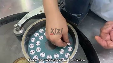 Single-sided lapping and polishing of ceramic washer