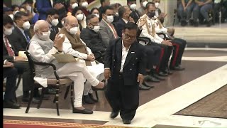 Padma Awards Function , part - 3 on November 9, year 2021 at Rashtrapati Bhavan