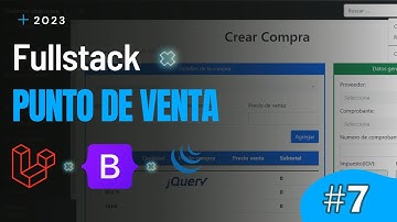 Componentes (Ep.7) - Desarrollo fullstack de un sistema POS con Laravel, Bootstrap, Jquery, MySQL