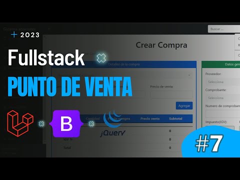 Componentes (Ep.7) - Desarrollo fullstack de un sistema POS con Laravel, Bootstrap, Jquery, MySQL