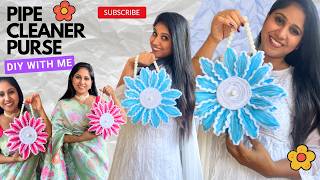 DIY Pipe cleaner Lily Flower Purse | Fun DIY Purse