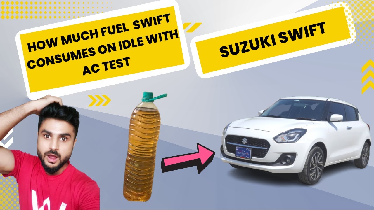 New Suzuki Swift How Much Fuel Swift Consumes on IDLE with AC TEST