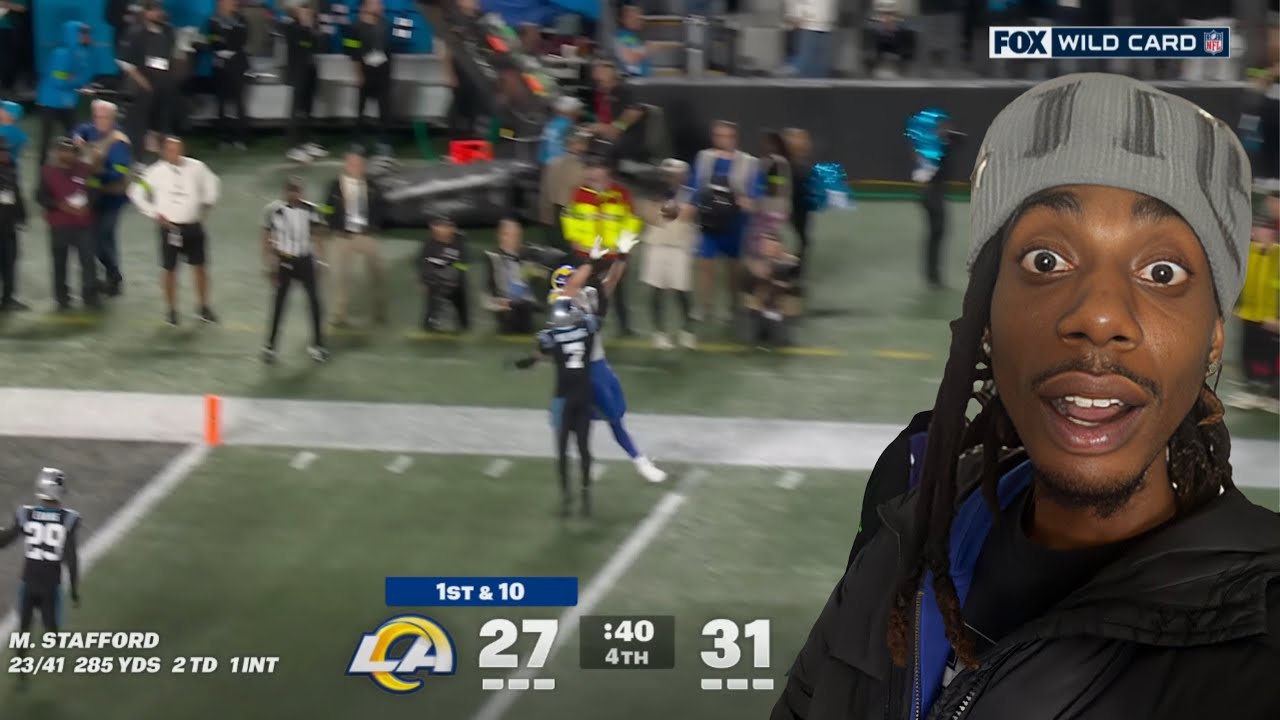 CRAZY ENDING! Los Angeles Rams vs. Carolina Panthers Game Highlights | NFL 2025 Season Wild Card