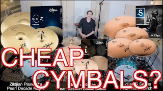 CHEAP CYMBALS SOUND DEMO - Budget Cymbals that Still Sound Great! Zildjian i Series