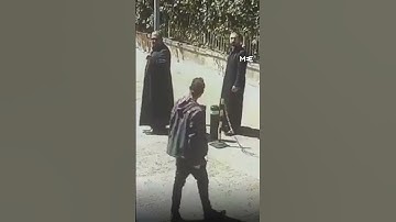Thumbnail of Israeli spits at Christian clergymen in Jerusalem