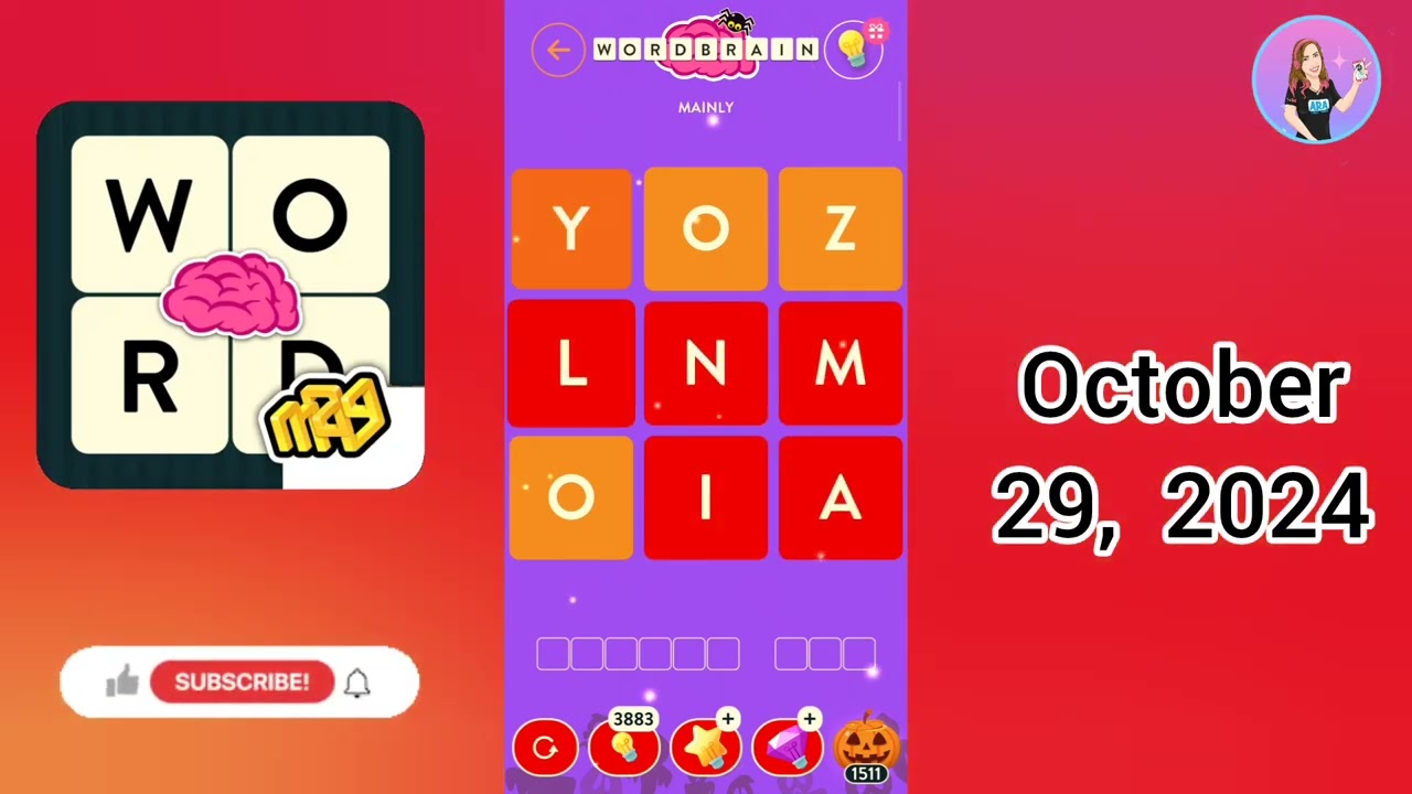 WordBrain Halloween Event October 29, 2024 - All Parts
