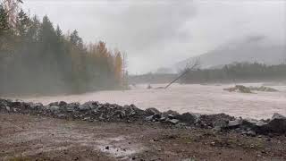 2021-11-12 Cowlitz River Flooding - Packwood WA - High Valley 8