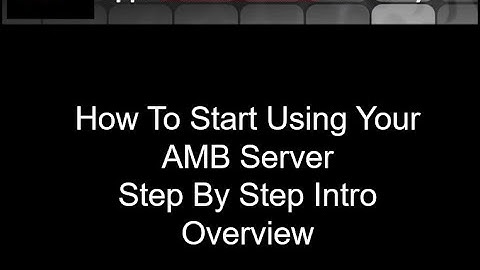 AMB CMS Mobile Apps Development Server :  Step By Step Basic Overview To Create Your Own First App
