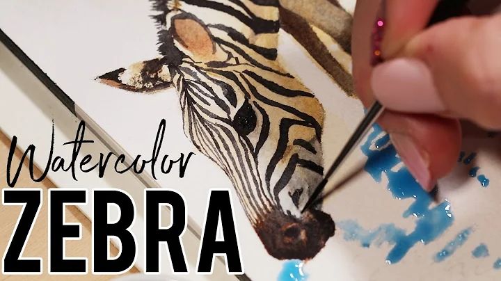 Watercolor Zebra Painting Tutorial Step by Step