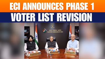 Election Commission Announces Special Intensive Revision of Voter Lists | News9