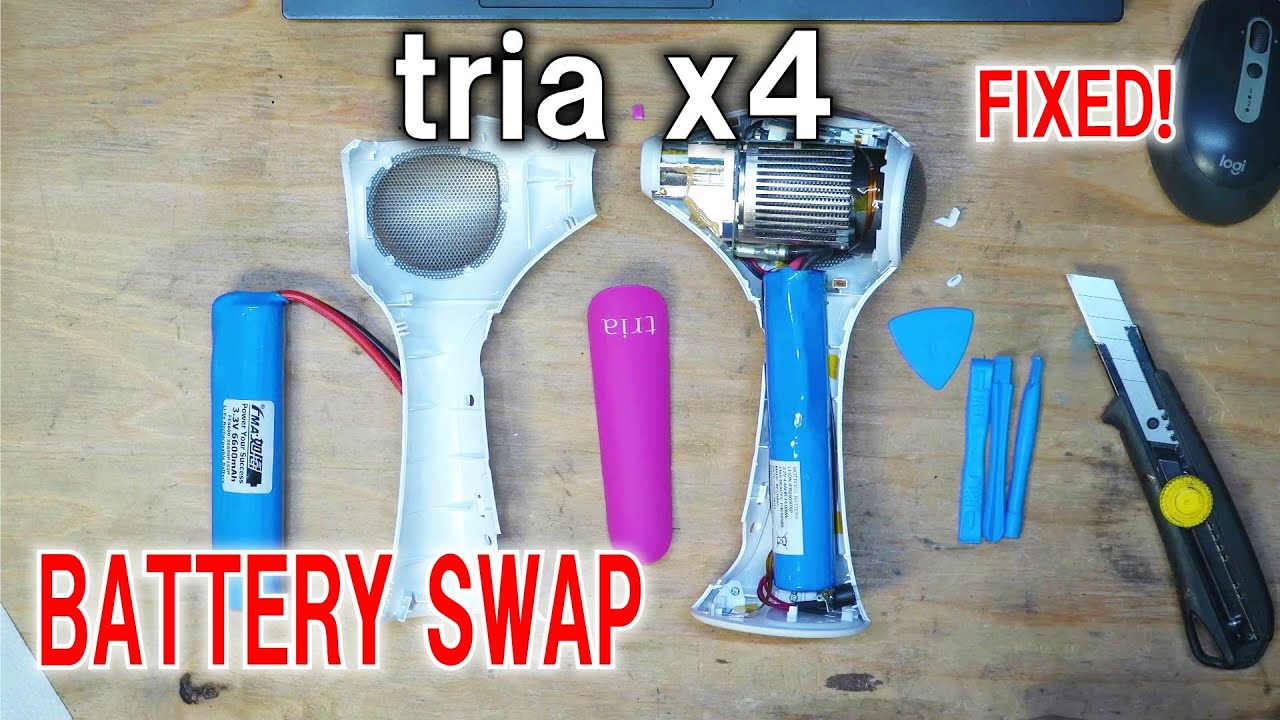TRIA X4 Battery Swap (DIY Repair) - YouTube