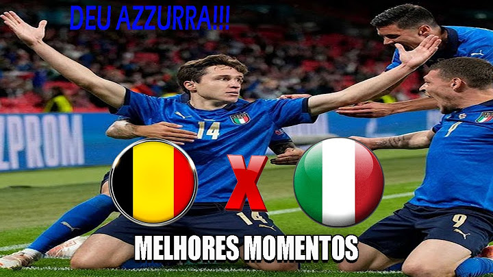 Bélgica x Itália 1x2   Melhores Momentos & Gols   2021 HD