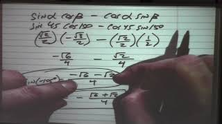 5 2 Sum and Difference Formulas