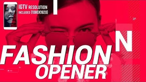 Dynamic Opener | Fashion Promo | Intro - After Effects Template