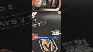 Blackjack Dealer Gets 21 AGAIN! Player's INSANE Reaction #shorts