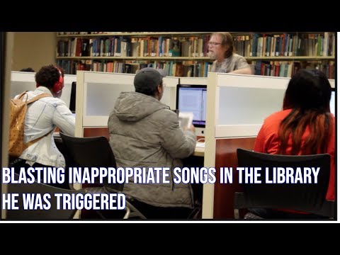 blasting-inappropriate-songs-in-the-library-prank!