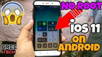 IPHONE X ON ANDROID NO ROOT| ios 11 on android😱| ios 11 without root on android.....