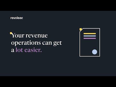 Revolear for Revenue Operations Summary - video from Revolear