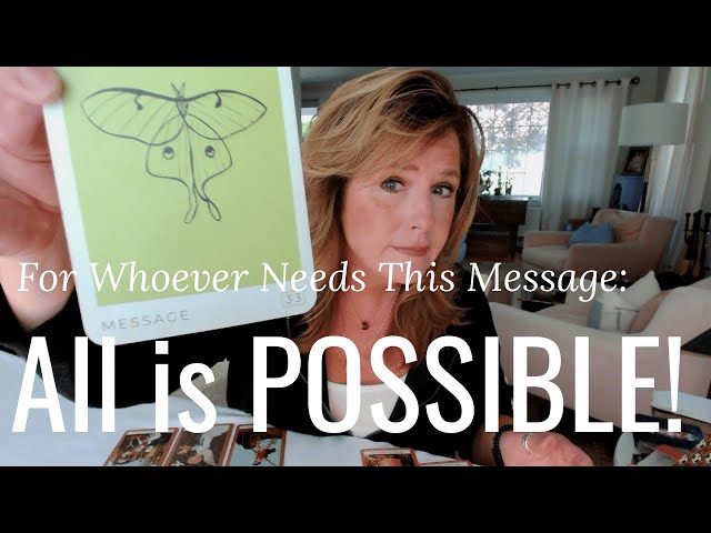 For Whoever Needs To Hear This Message : ALL IS POSSIBLE - Surrender To The Soul's Path class=