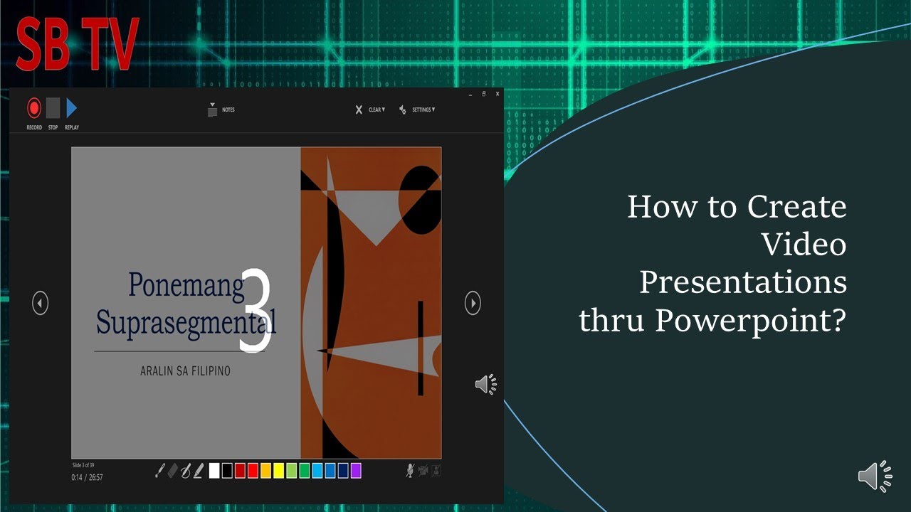 can you make a video presentation on powerpoint